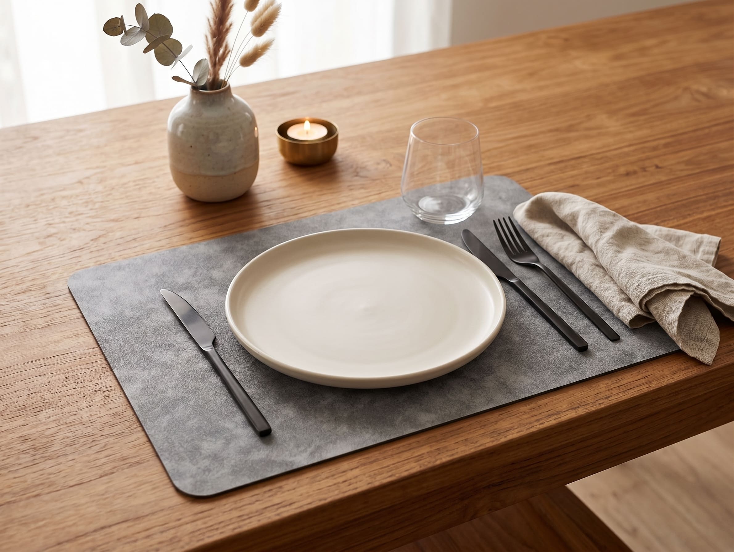 Jogo Americano Retangular para Mesa de Jantar