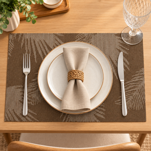 Jogo Americano Retangular para Mesa de Jantar