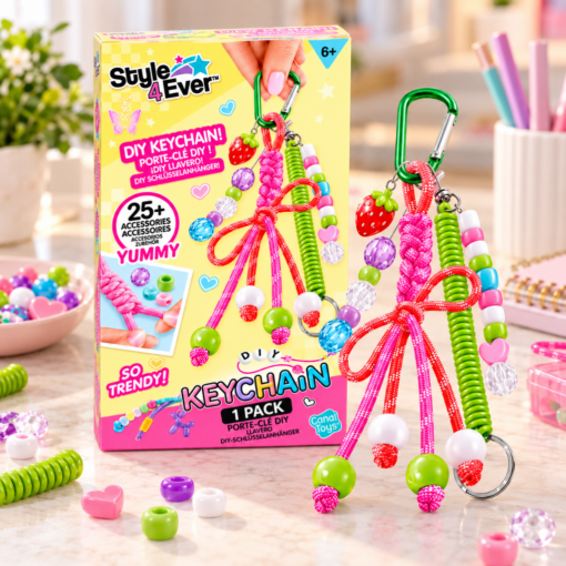 Kit Chaveiro Criativo Infantil Faça Você Mesmo