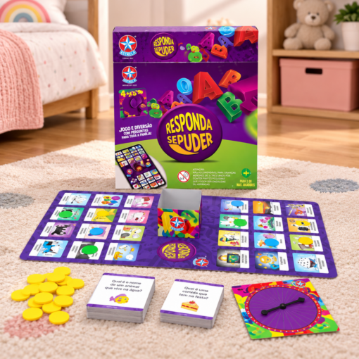 Jogo Responda Se Puder Estrela Tabuleiro Infantil