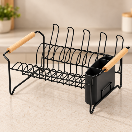 Escorredor de Louça Preto Eco Design para Cozinha Arthi