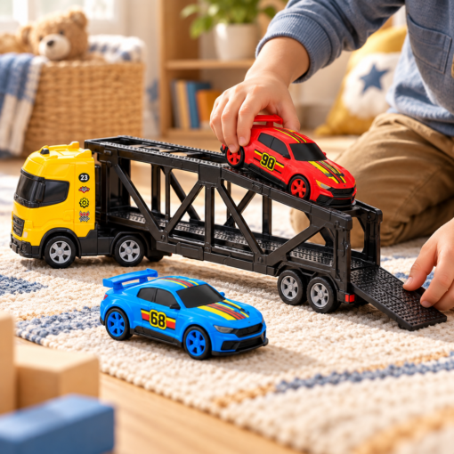 Mini Caminhão Cegonha de Brinquedo BS Toys