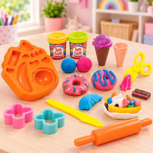 Kit Massinha de Modelar Infantil Doceria Super Toys