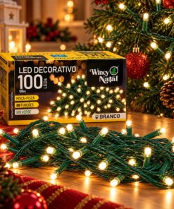 Pisca-pisca 100 Leds Cordão De 9 Metros Decoração 127 Volts
