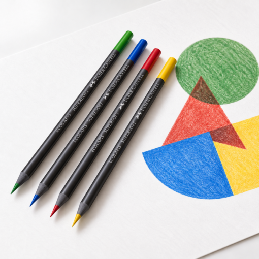 Lápis de Cor SuperSoft 24 Cores Faber Castell
