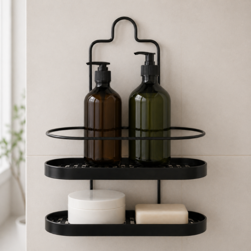 Porta Shampoo Duplo Wave para Box de Banheiro