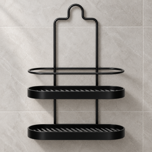Porta Shampoo Duplo Wave para Box de Banheiro